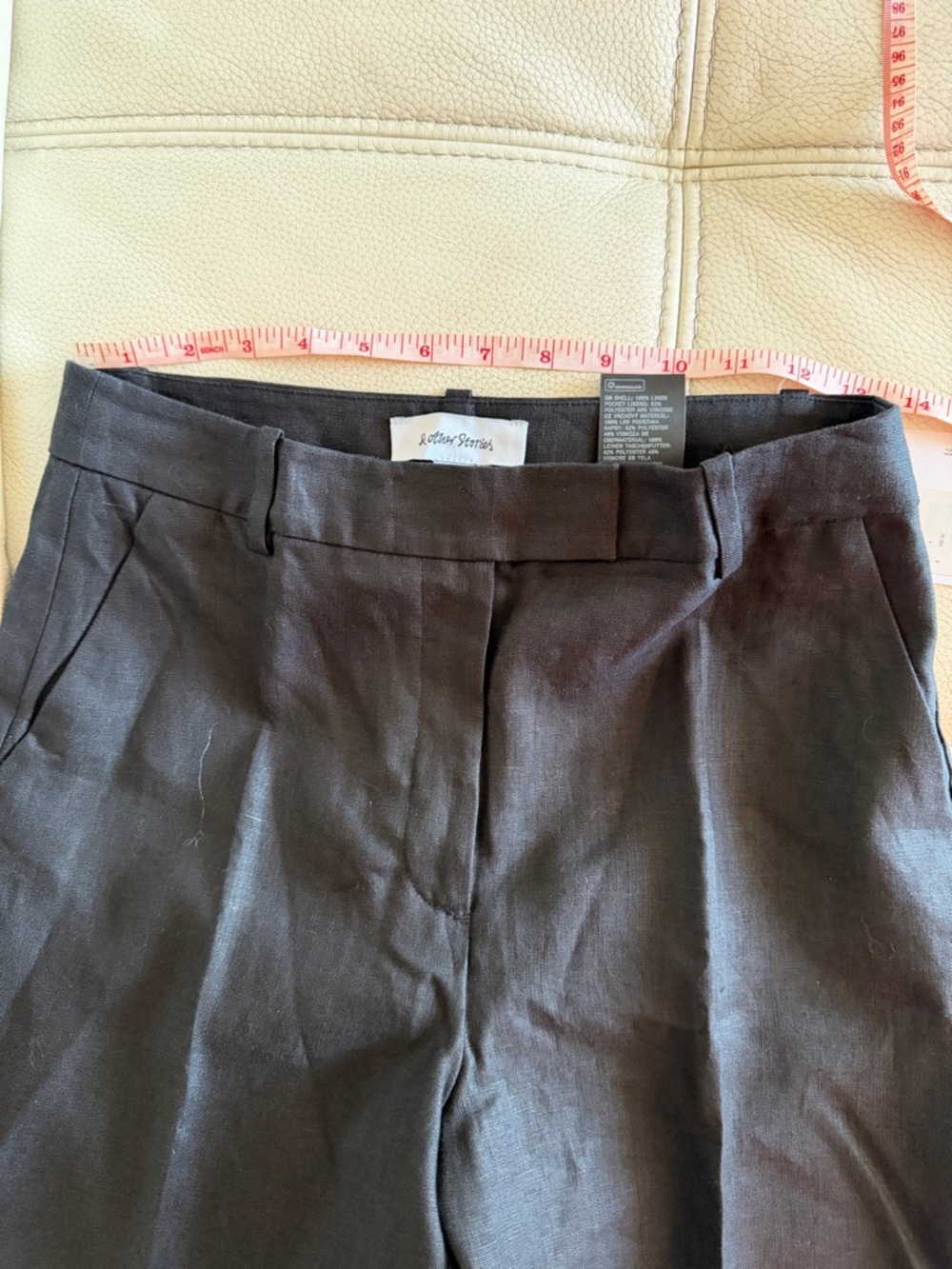 NWT & Other Stories Tailored Linen Trousers in sz. 4 - Picture 9 of 12